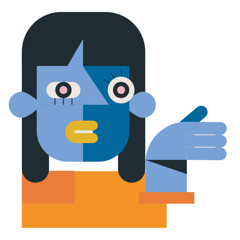 Vrouw icon Picassoschool